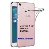 Asus Zenfone 3 GO / Live 5.0 ZB501KL Clear / Transparent TPU Case