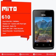 MITO 610 JAVA Torchscreen 3.5 inch - Bluetooth / Dual Sim / hp murah / hp keren