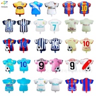 World Cup Football Jersey Modeling Aluminum Film Balloon English Spanish Sports Theme Series Games Party Decoration