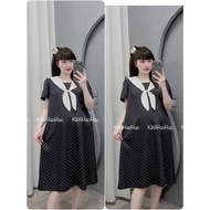 <Quynhanhhouse maternity dress> (QC)Sailor collar ball gown freesize