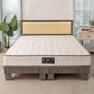 [特價]【KIKY】凱特耐磨貓抓皮靠墊二件床組單人加大3.5尺(床頭片+高腳六分床底)