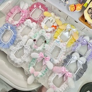 Ins Style DIY Lace Lace Card Holder Cat Ear Cat Claw Rabbit Ear Bow Knot Cuckoo Card Holder Girl Hea