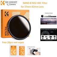K&F Concept ND Fader ND2 to ND400 Variable Neutral Density Lens Filter 37/43/46/49/52/55/58/62/67/72