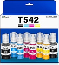 542 Ink Refill Bottles Compatible for Eco Tank Pro ET-5150 ET-5170 ET-5180 ET-5800 ET-5850 ET-5880 E