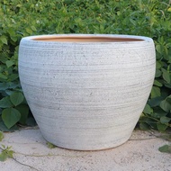 Huge Quality Brick Plant Pot Flower Pot 简约户外阳台种树盆特大大号超大花盆陶瓷发财树盆大口径45cm55cm