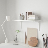 White Wall Shelf 59x20cm Aesthetic Minimalist 926