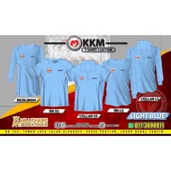 |TSHIRT KKM LIGHT BLUE |Baju KEMENTERIAN KESIHATAN|MUSLIMAH|COLLER| Lelaki & Wanita|KKM Work Wear |M