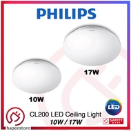 Philips CL200 Moire LED Round Ceiling Light - 10W / 17W / 20W 6500K Daylight White Color Temperature