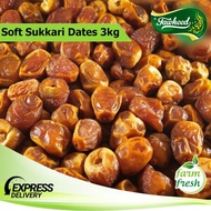 SUKKARI DATES/KURMA SUKKARI/PREMIUM SAUDI DATES/WHOLESALE/BORONG/3KG