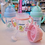 Attoon Suction Cup Anti-Choking No Flow Spilling (Size 8 Ounces) Water Glass To Enhance Skills Carto