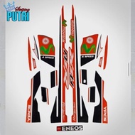 MERAH Sticker Sticker F1ZR MOVISTAR Red Striping Standard Original F1ZR Movistar Best