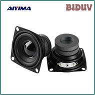 BIDUV AIYIMA 2Pcs Mini Audio Portable Speakers 4 Ohm 8 Ohm 10W Full Range Double Magnetic Speaker DI