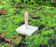 帶彩粉晶能量柱  水晶柱 旺姻緣 旺人緣 快速出貨 辦公室風水小物