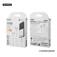 【🔥Ready Stock🔥】Original Wekome Y19 Wired Earphone for Iphone Lightning Handsfree