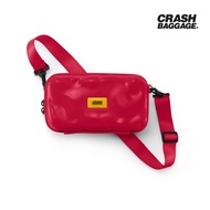 CRASH BAGGAGE กระเป๋าสะพายข้าง รุ่น MINI ICON  สีแดง