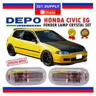 Honda Civic SR3 SR4 EG6 EG8 EG9 SX8 1992-1995 Fender Lamp Side Marker Signal Lamp CLEAR