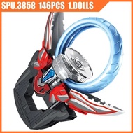 Compatible with LEGO 146 mảnh Anime Ultraman Vòng Búp bê Vũ khí Khối Đồ chơi Gạch