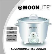 MOONLITE 1.8L NON-STICK CONVENTIONAL RICE COOKER RC18-JX3 (GREY)