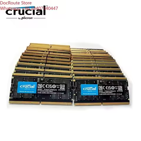 For Crucial DDR5 RAM 16GB 32GB 4800MHz 5600MHz Laptop Memory Module SODIMM Notebook PC Upgrade High 