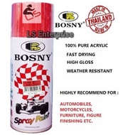 Bosny BOSCO Red Fox Spray 100% Pure Acrylic Bicycle Paint Cat Semburan Basikal