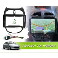 Peugeot 206 207 307 Android Player + Casing + Reverse Camera 360 3D Ahd Camera System