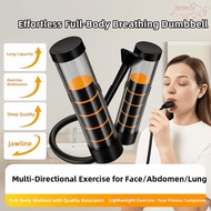 JWENTY Respiratory Trainer, Muscle Trainer Health Breathing Dumbbell, Training Aid Adjustable Resist