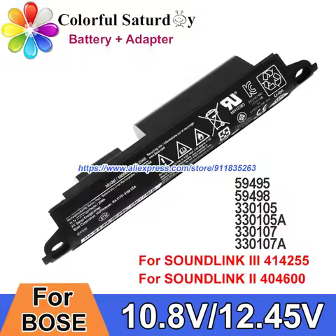 Genuine For BOSE SOUNDLINK III 414255 Soundlink II 404600 412540 359495 359498 Battery 330107 330107