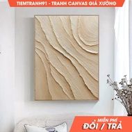 Wall painting, Brown 3D Texture Painting Brown Minimalist Painting Large Brown Wall Art Brown Abstra