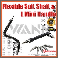 Flexible Shaft / L Mini Double Ended Socket Wrench Universal Extension Soft Shaft Drill Adaptor Scre