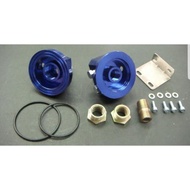 Relocation oil cooler adapter AN10 AN8