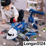 TEMI Big Airplane Car Toys Plane Toddler Play Boy Big Size Aeroplane Kid Toys Police Fire Engine Hel
