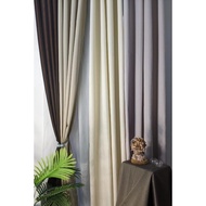DLUX MIRABELLA NIGHT CURTAIN / DIM OUT CURTAIN (EYELET TYPE & HOOK TYPE ) LANGSIR BERKUALITI