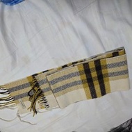 Burberry cashmere格紋圍巾