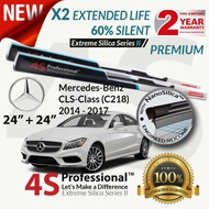 MercedesโBenz CLS 250 350 400 450 2007-2020 4S Professionalโข Extreme Silica Series II Wiper Silicone