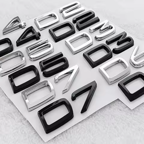 Volvo V40 Badge Sticker 3D Auto ABS Badge Emblem Sticker for Volvo D2 D3 D4 D5 D6 D7 Logo V40 S40 S6