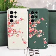 A Peach Blossom Phone Case For iPhone 17 Pro AIR 17 Pro Max Shockproof Soft TPU Phone Back Cover