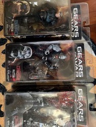 第一集 NECA 罕有 爆頭 Gears of War Action Figures - Baird, Locust Drone, Theron Guard