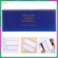 Notepad Desktop Planner Habit Tracker Journal Efficient Study Daily Hourly Schedule  jinduo