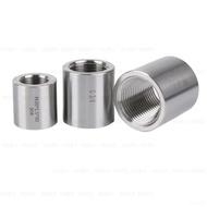 304 Stainless High Pressure Fitting, 1/8-1-1/4" G/PT/NPT Female Thread
