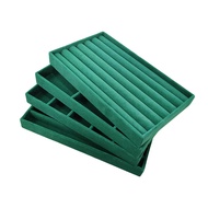 Velvet Jewelry Storage Tray Drawer Earring Ring Necklace Compartment Box Live Broadcast 21*12.7cm