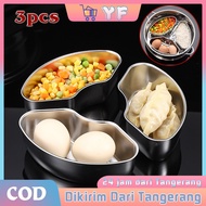 3Pcs Stainless Steel Food Steamer Multipurpose Food Grade Food Steamer
