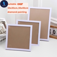 BF Picture Frame for Diamond painting Portrait or Landscape 30x30cm/30x40cm Wall Home Decoration