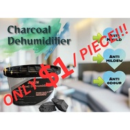 (Bundle Deal) Charcoal Moisture Absorber Dehumidifier 500ML / Thirsty Hippo / Anti Mould Odour