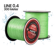 senar pancing pe tali pancing PE TaffSPORT Senar Tali Benang Pancing PE Braided Thick Line 300M