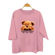 Women's Oversized 3/4 Sleeve T-shirt