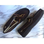 男裝猄皮毛毛帆船鞋