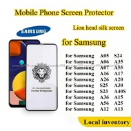 Screen Protector For Samsung A06 A56 A05 S25 Plus Case Samsung A55 A36 A56 A16 Lion Head Silk Screen