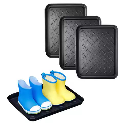 1/2/3pcs Boot Tray Heavy Duty Shoe Mat Trays Car Shoes Storage Tray Dog Cat Bowl Mats Multifunctiona