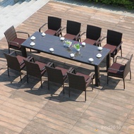 Small Chair Umbrella Home Rattan Chair Table Chair Outdoor Outdoor Leisure Combination with Creative