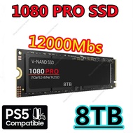 Original 1080PRO NVMe SSD 8TB PCIe 5.0 M.2 2280ภายใน Solid State Drive 4TB 2TB ฮาร์ดดิสก์สำหรับแล็ปท็อป PC Gaming คอมพิวเตอร์PS5